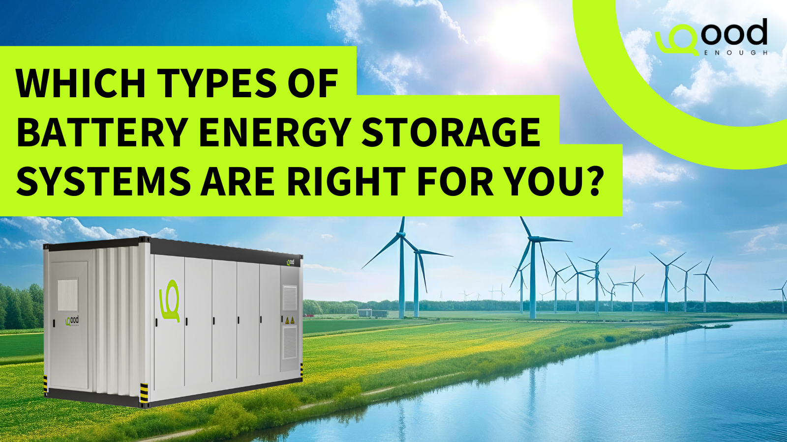 types of battery energy storage systems