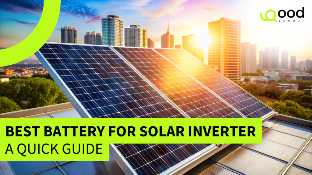 battery for solar inverter