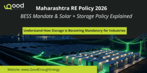 Maharashtra RE Policy map showing solar and battery energy storage systems