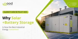 Gujarat's new RE policy 2025 solar + battery storage industrial energy investment banner