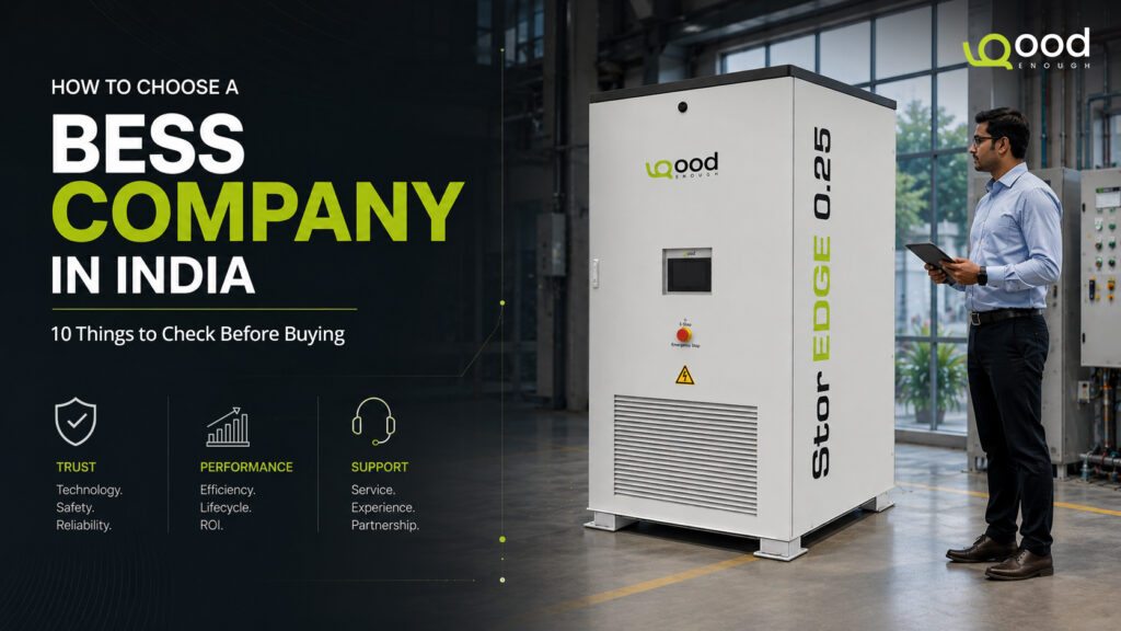 How to choose a BESS company in India